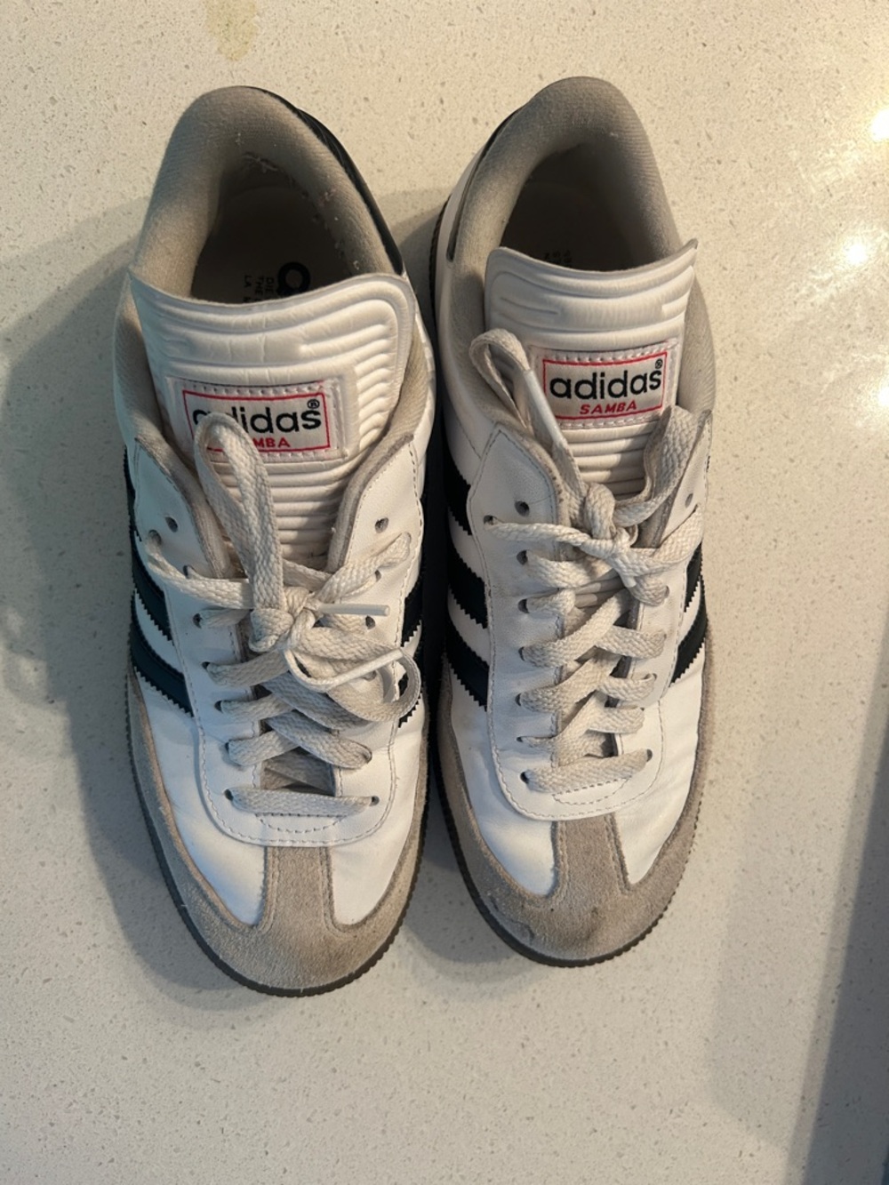 adidas Samba White Black Low-Top Sneakers